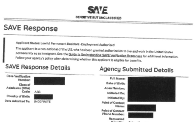 PILF Letter to DHS: SAVE Optimizations Support Voter Roll List Maintenance