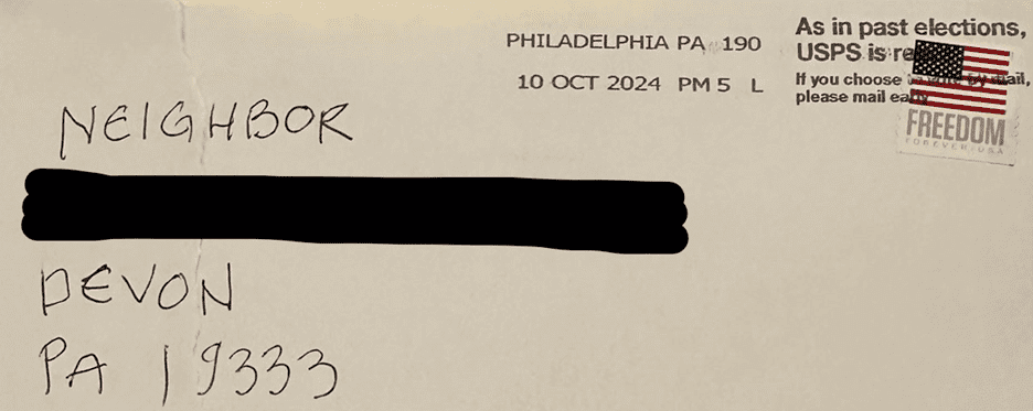 PILF Forces Postal Service to Admit Ongoing Investigation in Pennsylvania Voter Intimidation Case